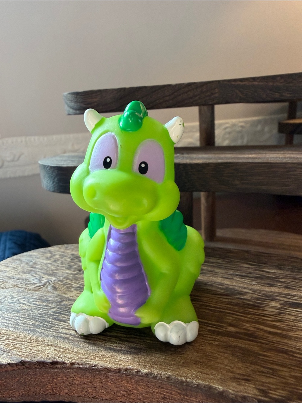Fisher Price Mattel Little People VTG Green Dragon 2003